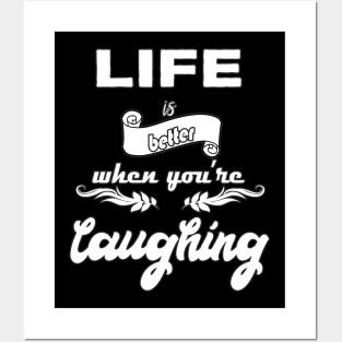 Laugh Quote Posters and Art